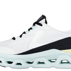 White and Black Athletic Sneaker (sketcher slip on)